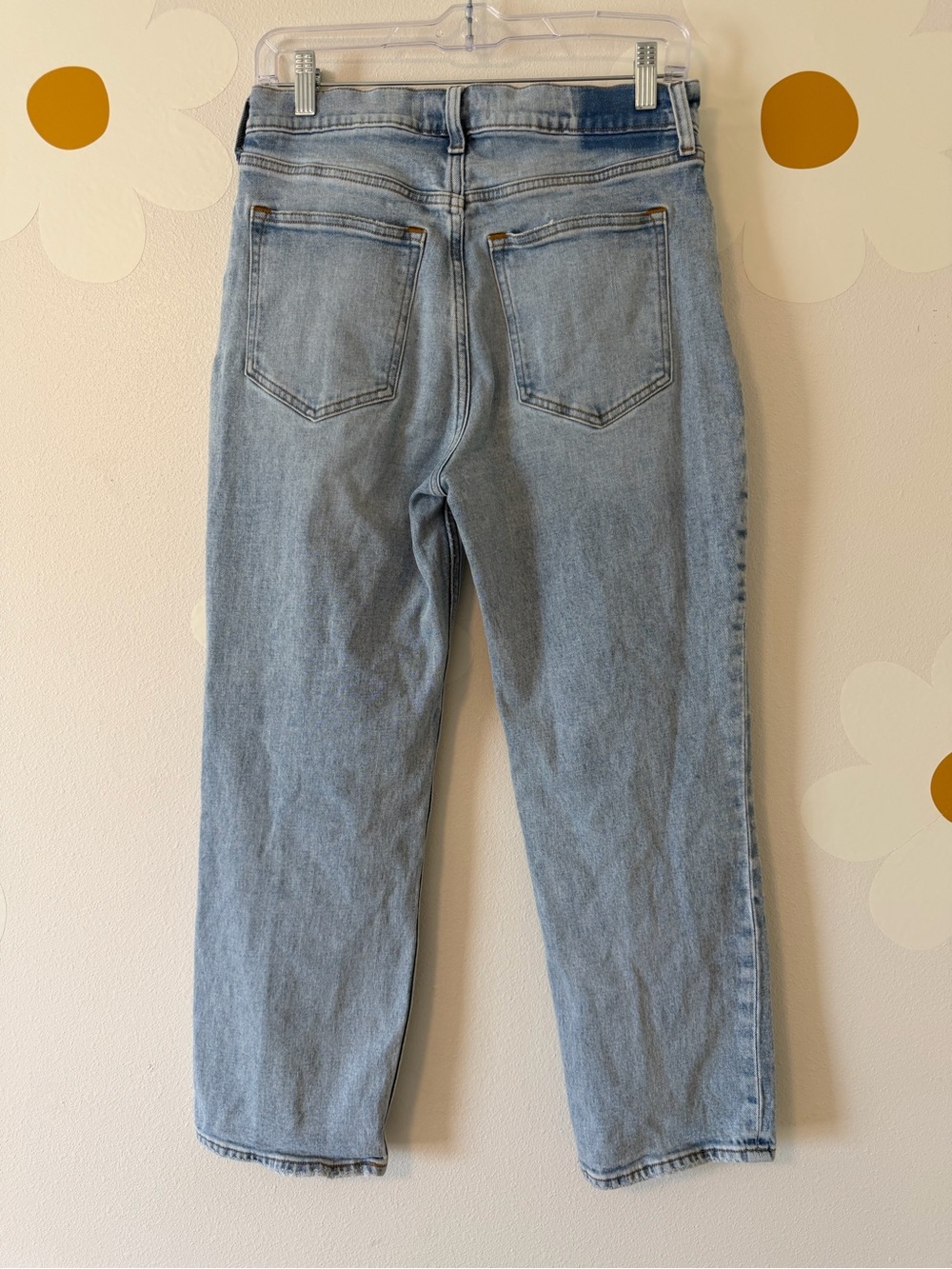 Abercrombie The Ankle Straight Ultra High Rise Stretch Light Wash Jeans 6 SHORT - Picture 9 of 15